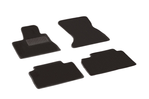 Ворсовые коврики LUX для Mercedes-Benz S-Class W220 long 4matic 1998-2005 Seintex.82447