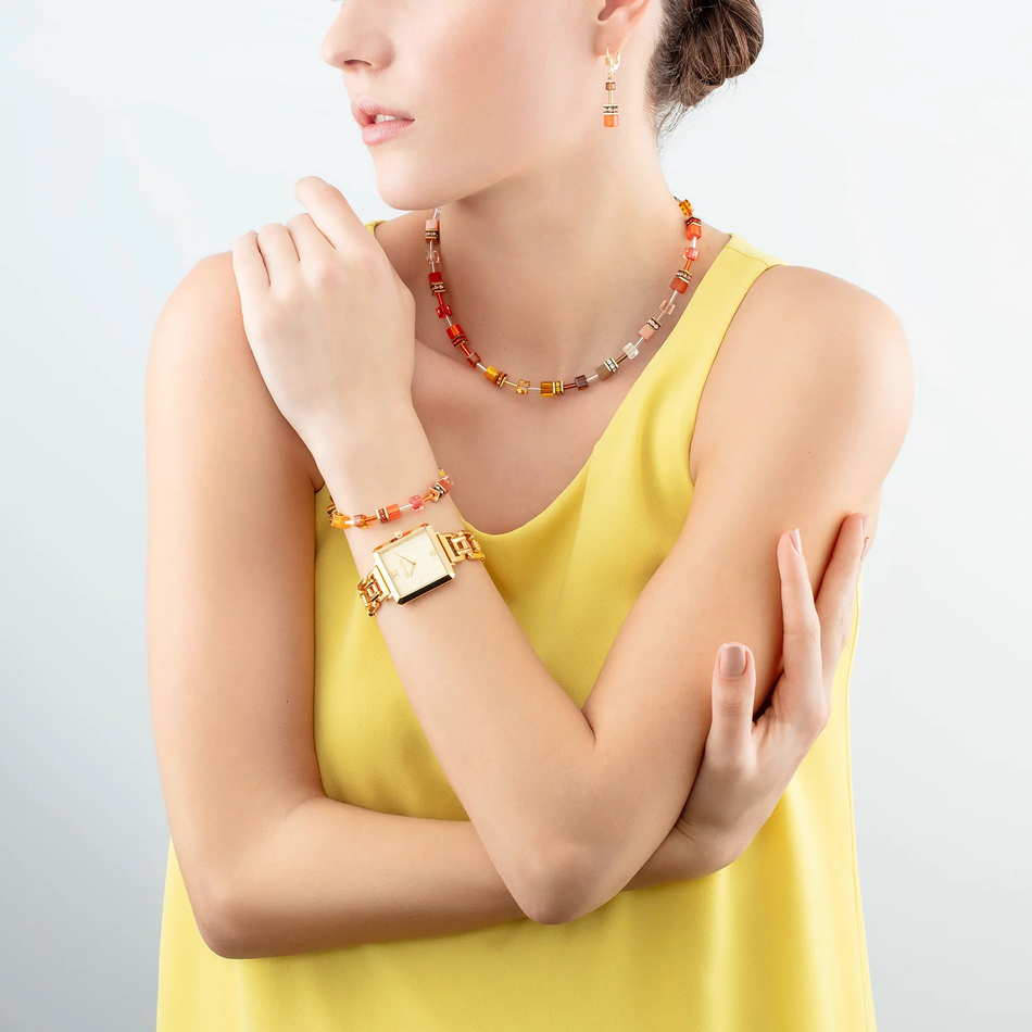 Браслет Coeur de Lion Orange-Brown 2838/30-0211