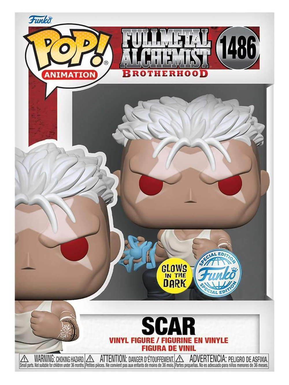 Фигурка Funko POP! Animation Fullmetal Alchemist Brotherhood Scar (GW) (Exc) (1486) 74394