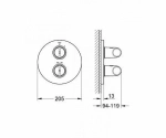 Центральный термостат Grohe Veris 19369000