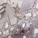 Пакет подарочный «Серебряная сказка» 41.5*32*12 см, микс