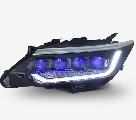 Передние фары Тойота Камри V55 2015-2017 V17 type [Комплект Л+П; ДХО; FULL LED; Бегущий поворотник]