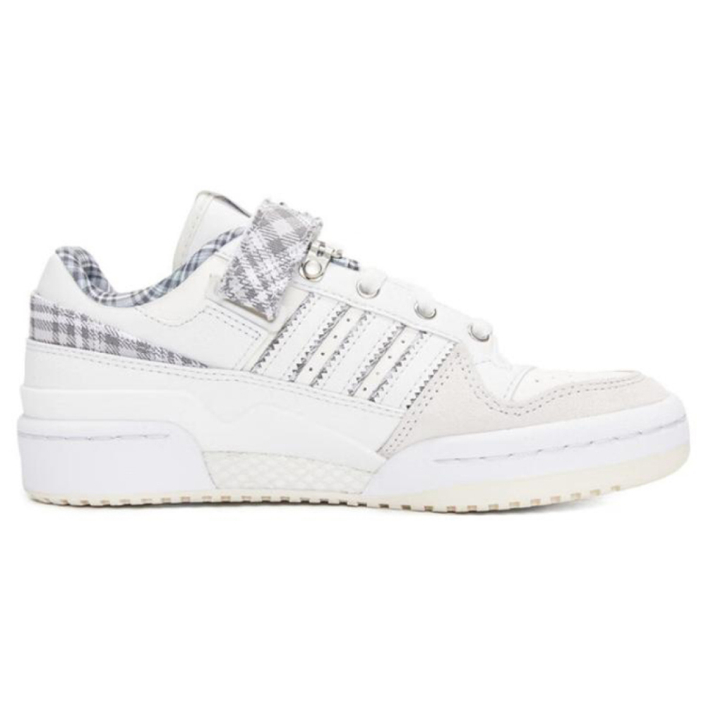 Кроссовки Adidas Originals Forum Low Crystal White Plaid
