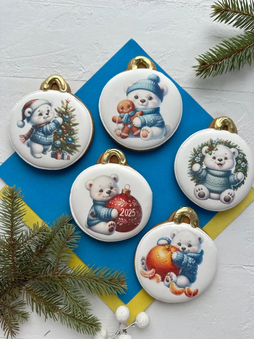 Имбирные пряники новогодние 2025 год