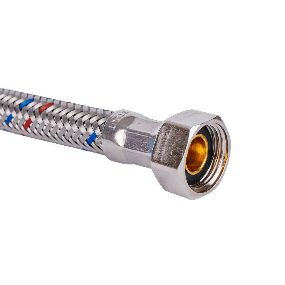 Гибкая подводка для воды Stout ВР 1/2 х ВР 1/2,  длина 2500 мм