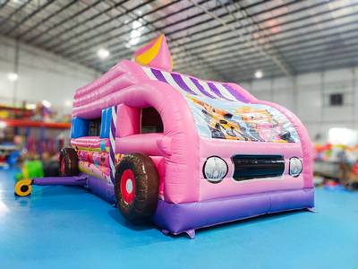 Коммерческий надувной батут "Машина сладостей"