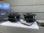 24е - ТУМАНКИ BI-LED (белый, ближний + дальний) би-линзы(Citroen, Ford, Mitsubishi, Land Rover, Renault, Suzuki, Daewoo),светодиодные противотуманные фары (2 шт. / комплект)