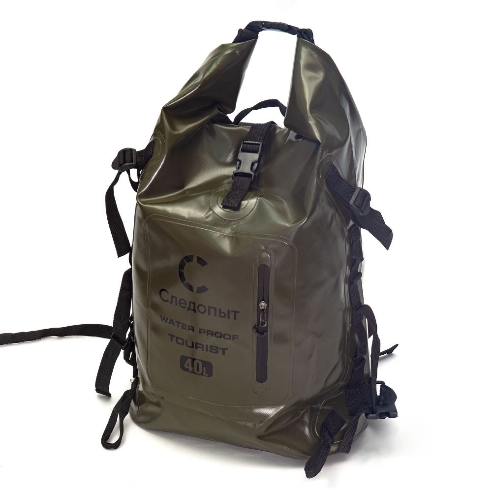 Герморюкзак  &quot;СЛЕДОПЫТ - Tourist&quot;, 40 л, цв. хаки/16/12/