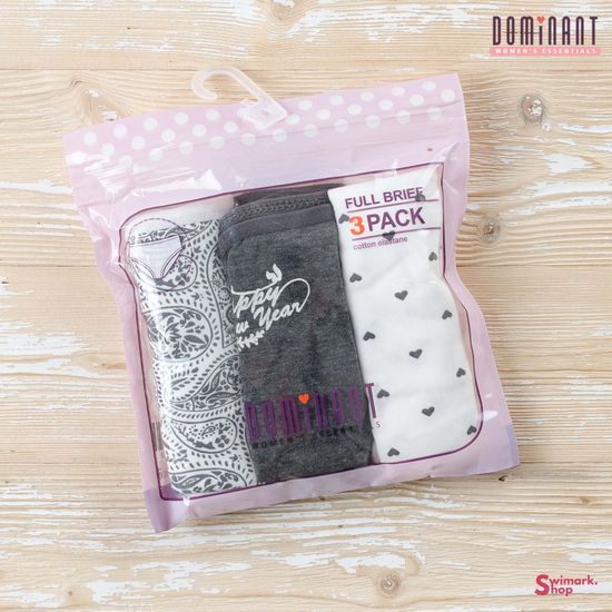 Трусики женские DOMINANT 55000-181, FULL BRIEF, 3 шт. в уп.