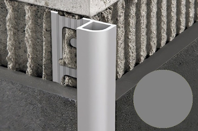 Алюминиевый внешний профиль для углов титан RD