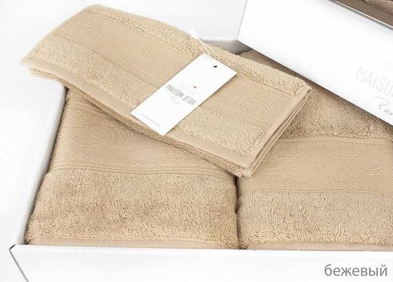 Набор полотенец   EXELLENCE - ЭКСЭЛЕНС 3пр 30х50 50х100 и 70х140 Maison Dor (Турция)