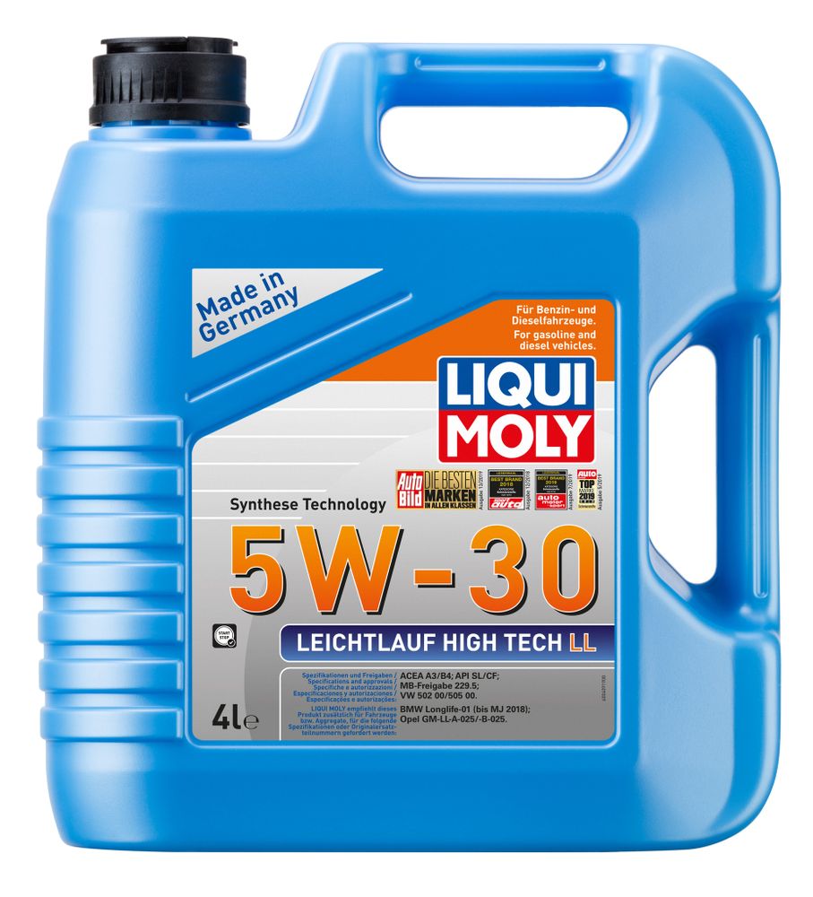 Масло моторное синтетическое  Liqui moly Leichtlauf HT LL    5W 30   4л