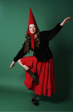 Юбка асимметричная двухслойная "Аленький цветочек"