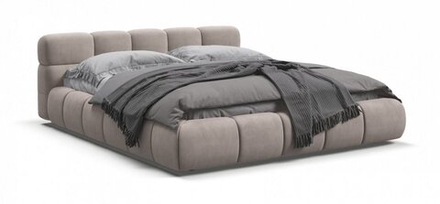 Босс Дрим Кровать+ПМ 160 Велюр Роял шампань