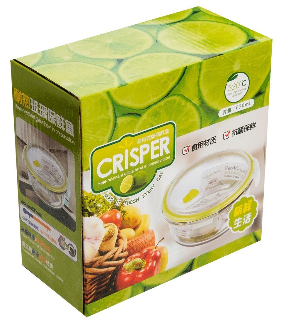 GAEM Home HM-01/03 Контейнер круглый стеклянный 620 мл