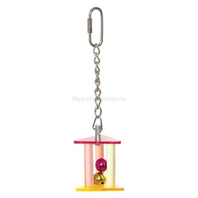 Игрушка для птиц акриловая "Геометрия", 60/165*45мм, Triol