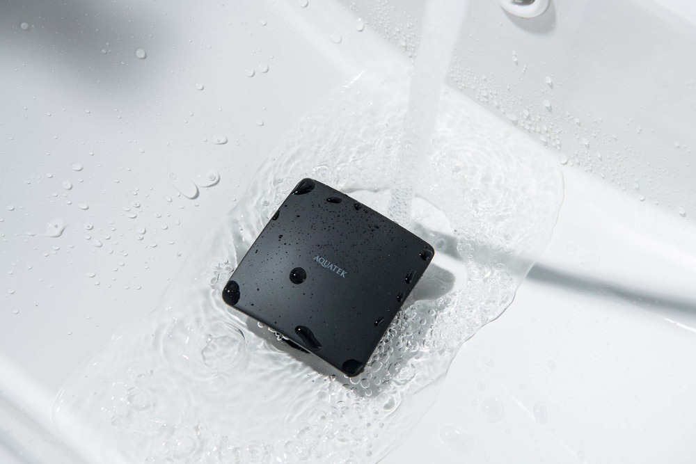 Сливной набор для раковины AQUATEK, матовый черный AQ6004MB