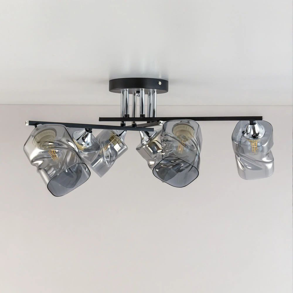 Citilux Клаус CL134165 Люстра потолочная Чёрная