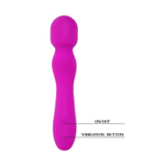 Вибратор Paul для стимуляции клитора и других эрогенных зон - 17,3 см. (Цвет: лиловый)