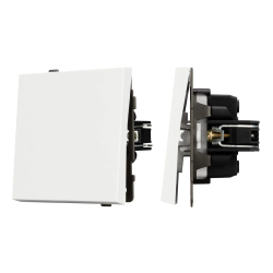 Механизм выключателя одноклавишный перекрёстный SWT-TENDO-MKX1-SFPL-WH (230V, 10A) (Arlight, -) 054574