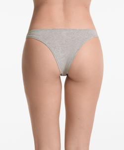 OYSHO Набор из 5 пар трусов-бразильяно из хлопковой смеси, черный