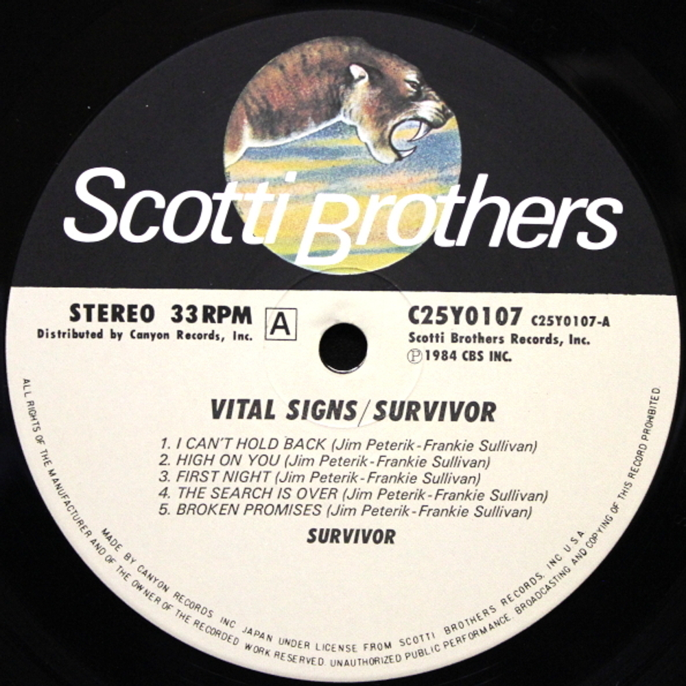 Survivor / Vital Signs (LP)