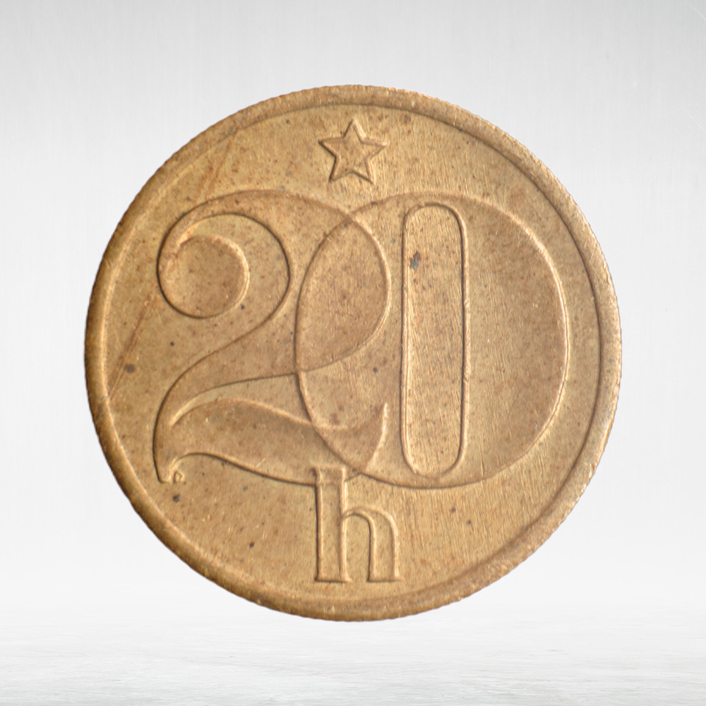 Czechoslovakia, 20 Haléřů, 1978, VF