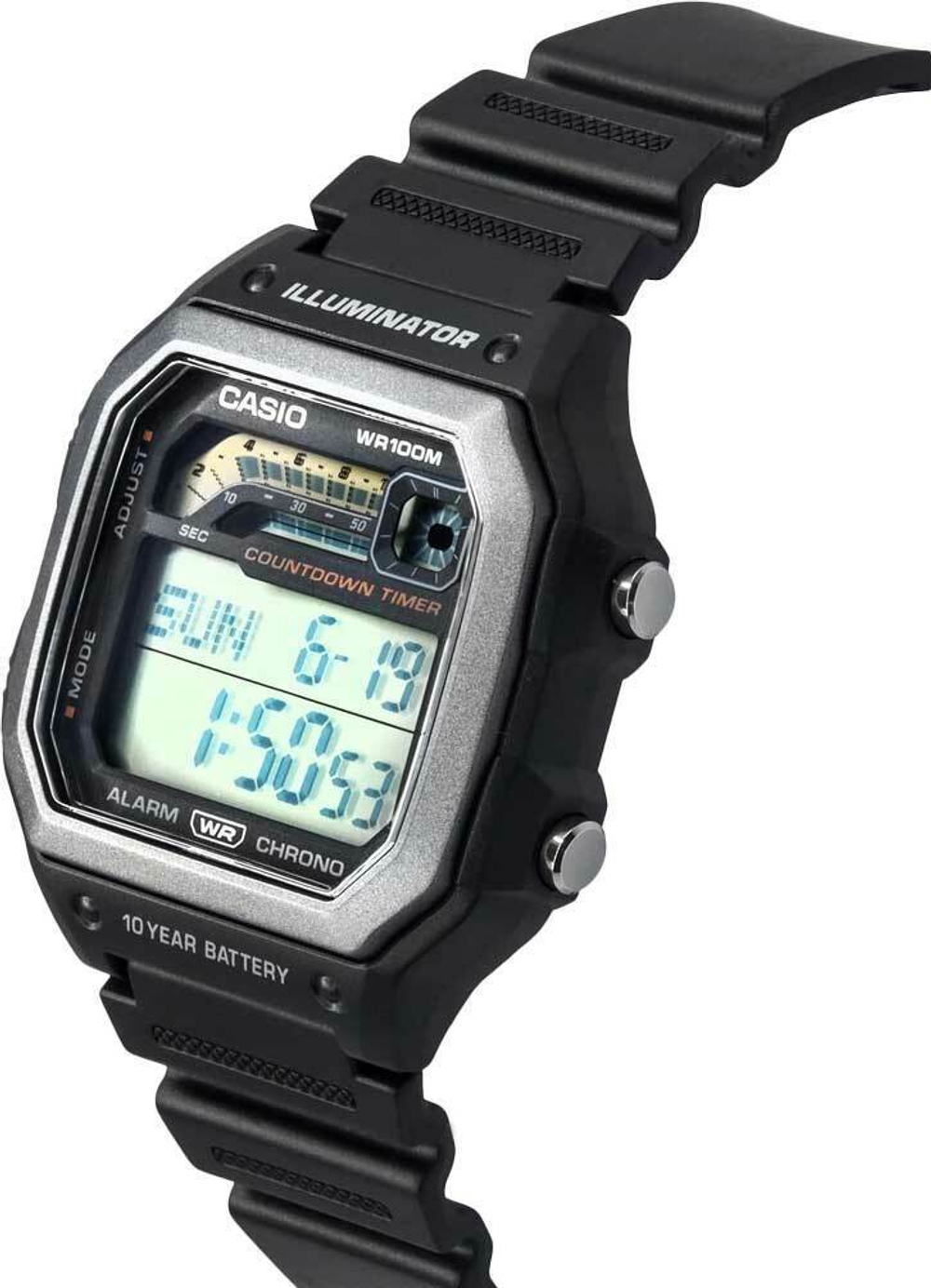 Мужские наручные часы Casio WS-1600H-1A
