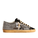 Женские Golden Goose Superstar LTD with Swarovski Crystals and Black Leather Star