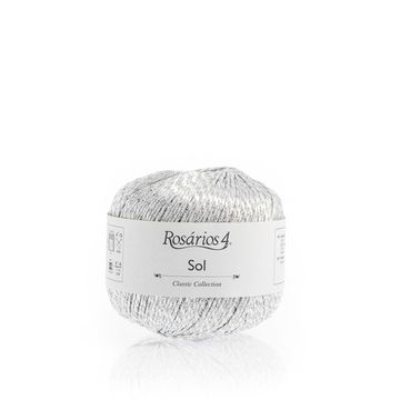 Пряжа ROSARIOS 4 Sol (44% хлопок, 35% полиэстер, 11% металлик, 10% полиамид)