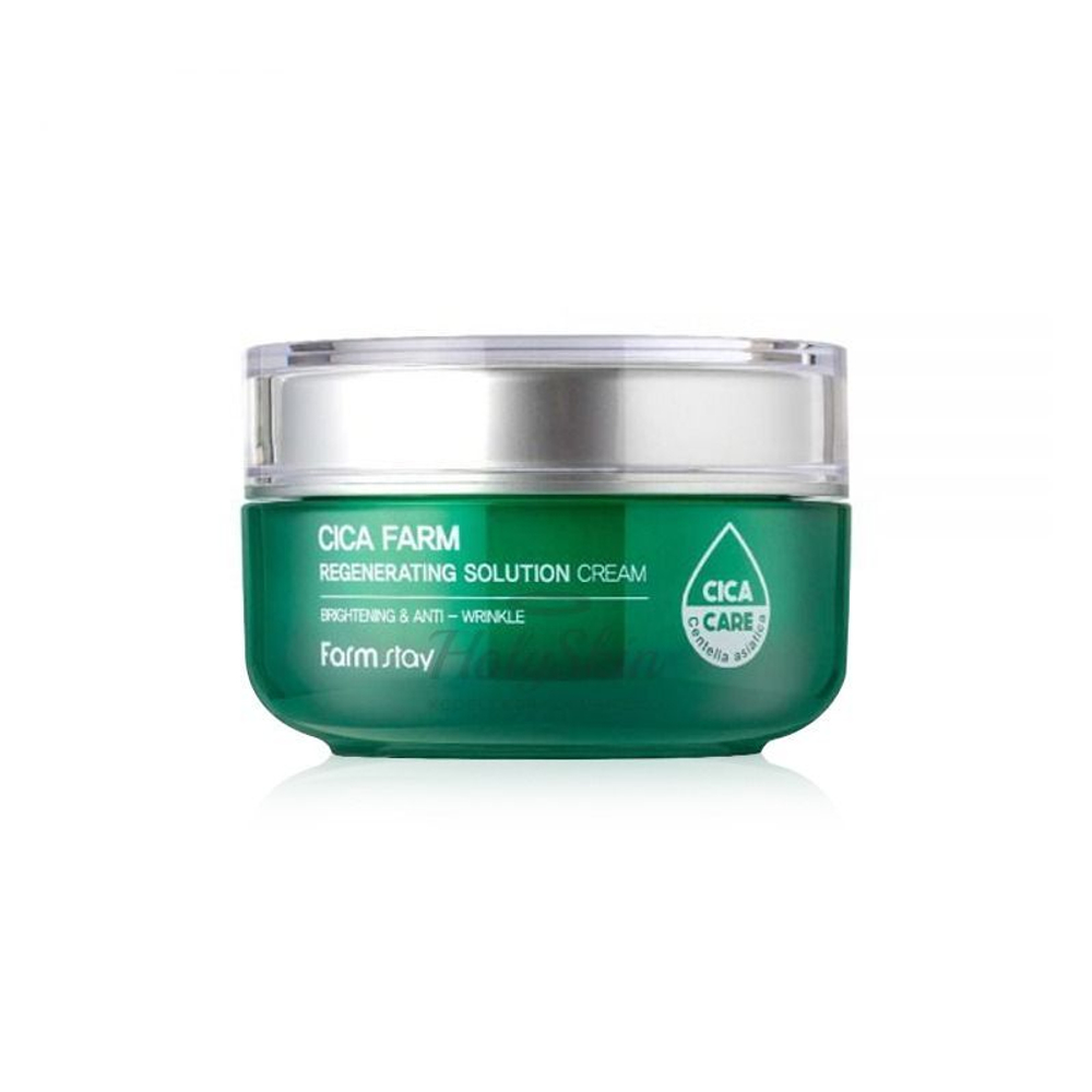 Farm Stay Cica Farm Regenerating Solution Cream восстанавливающий крем для лица с центеллой азиатской