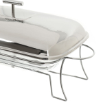 Мармит стекло, нержавеющая сталь, 3 л, 49х24х18 см, прямоуг, Attribute, ABI020