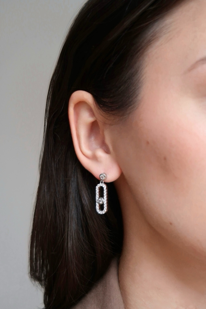 Серьги VUD silver