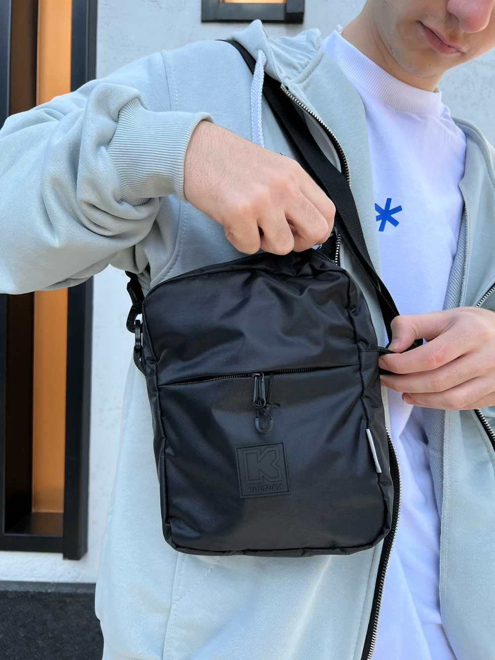 Сумка мессенджер KUL'TURA "Pocket" Черный