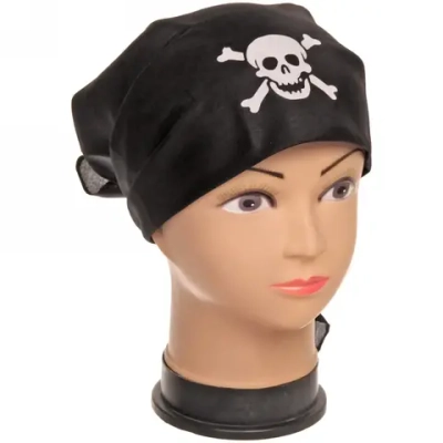 Карнавальный аксессуар «Бандана Пирата», чёрный
