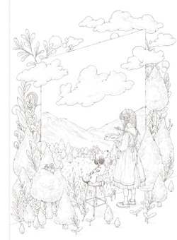 Forest Girl's 4. Colouring Book