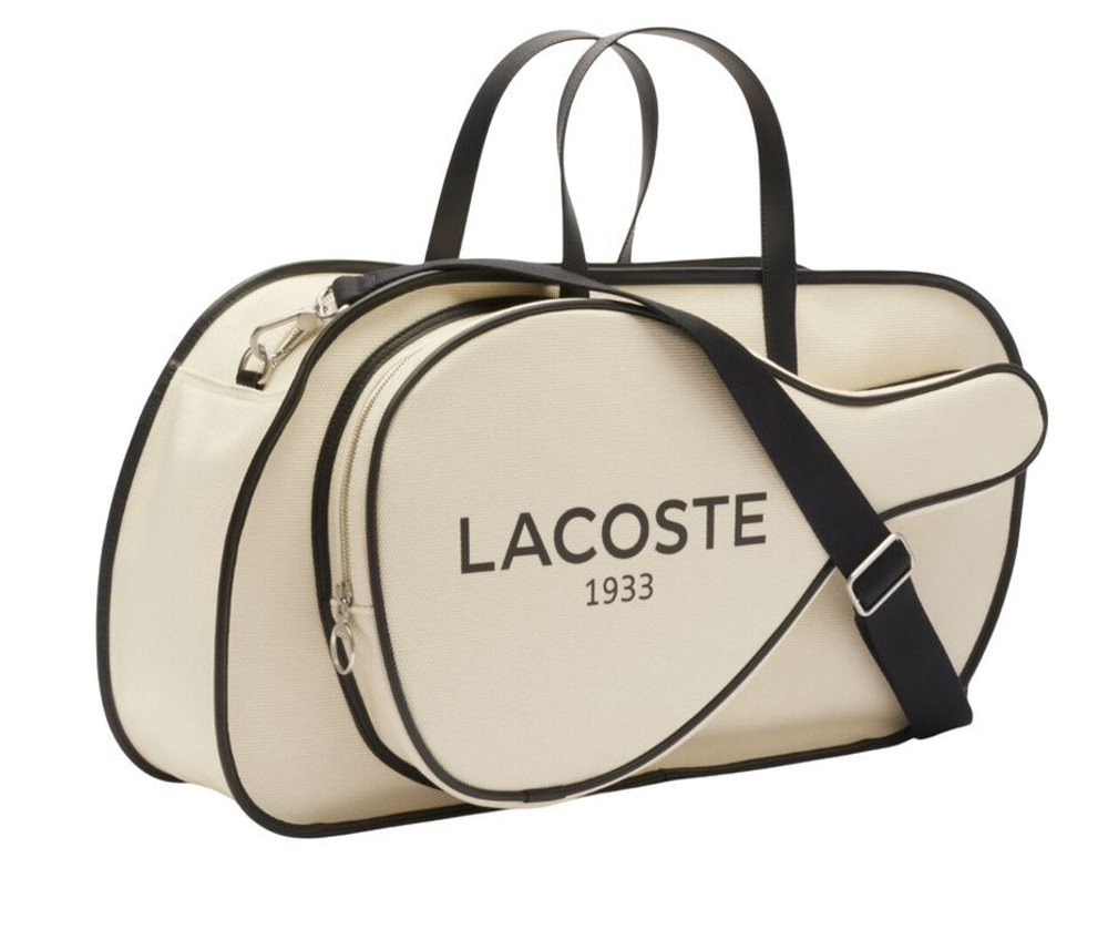 Сумка для Padel Lacoste Unisex Large Heritage Canvas Racket - Бежевый