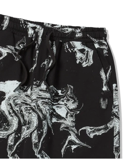 Шорты с принтом "мрамор"