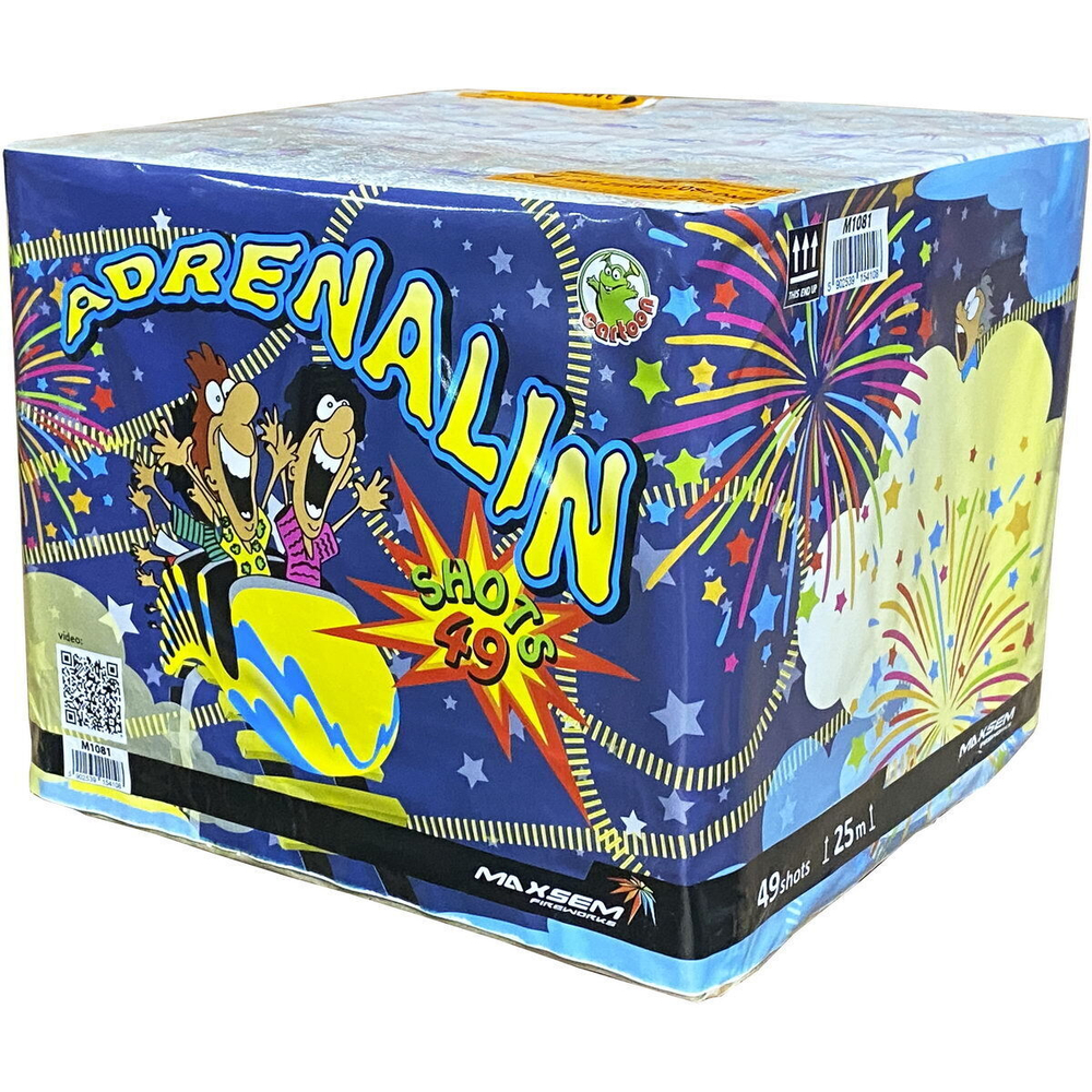 Батарея салютов «ADRENALIN» (1»х49) 4/1