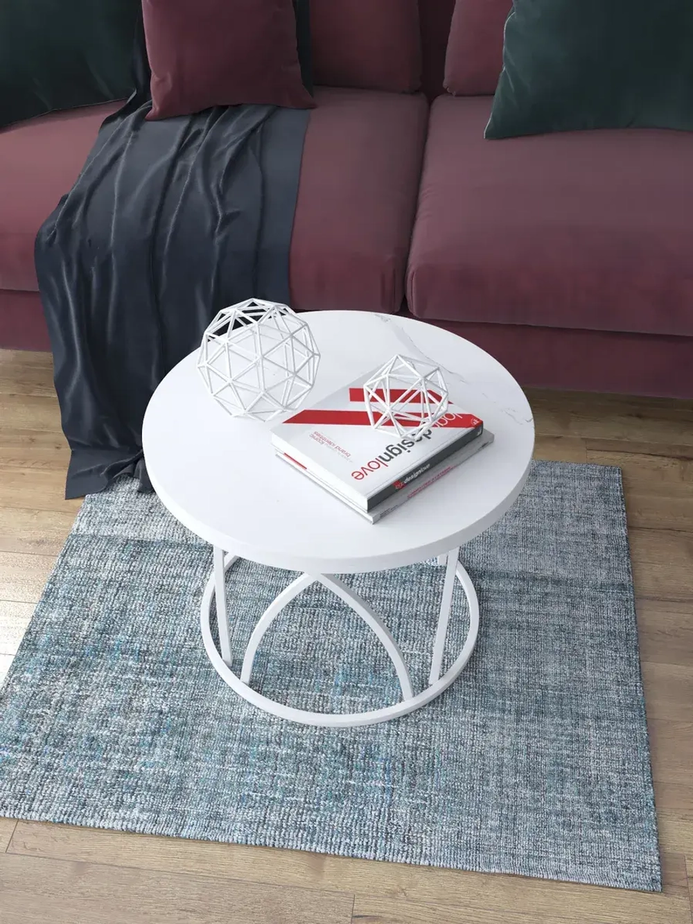 Журнальный стол Тюльпан - ББ - МДФ в ПВХ