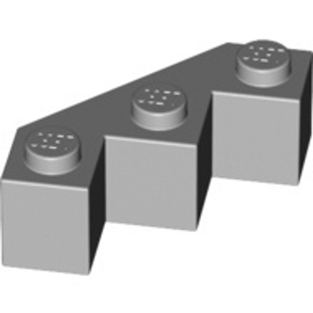 Lego Кирпич 3x3 модифицированная грань (светло-серый) 2462 / 4211718