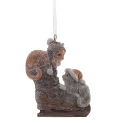 GAEM Изделие декоративное подвесное "Кот/Пес", L6 W2 H8 см, 2в.