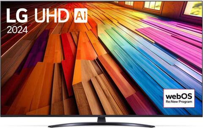 Телевизор LG 50UT81009LB,127см,4K UltraHD,LED,HDR10,WEB OS,черный