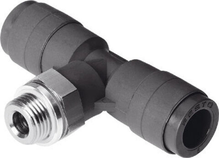 QST-V0-G1/2-10 Тройник с цанговым зажимом и резьбой