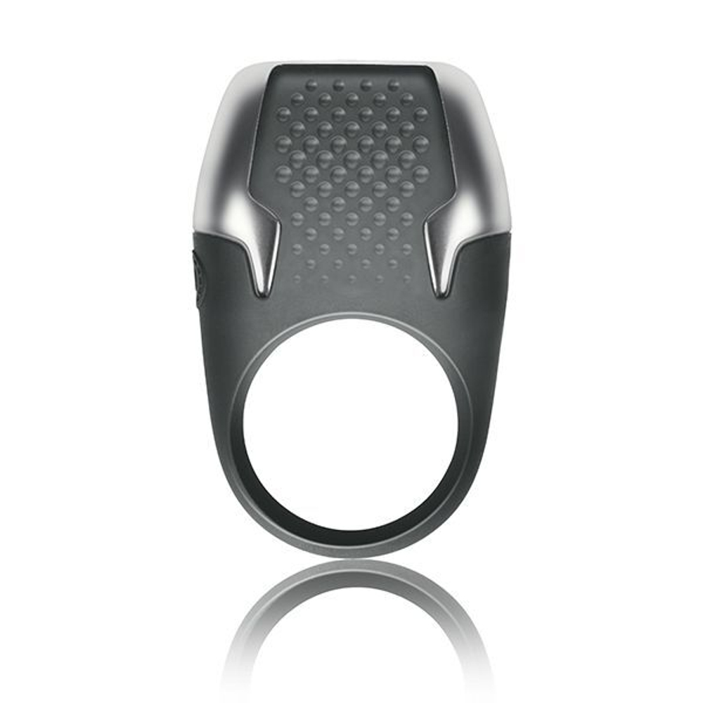 Серое эрекционное кольцо Climaximum Tyro (Цвет: серый)