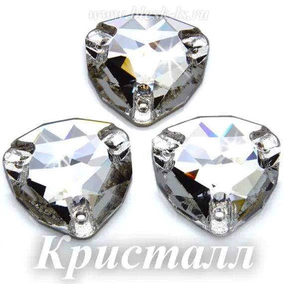 Пришивной триллиант Dongzhou с 3 отверстиями, Кристалл