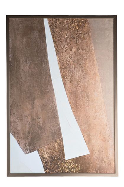 Холст "Золотое искусство-1" 70x100 см,багет латунь, зол.поталь Garda Decor