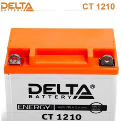 Аккумулятор Delta CT 1210 (12V / 10Ah) [YB9A-A, YB9-B,12N9-4B-1]