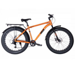 Велосипед Fatbike Tech Team Flex 26" 2022 (Оранжевый)