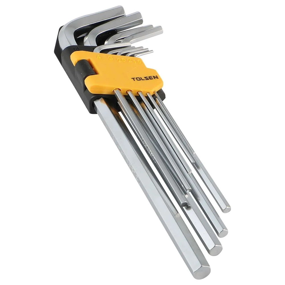 Набор ключей шестигранных TOLSEN CrV HEX 9шт. 20049